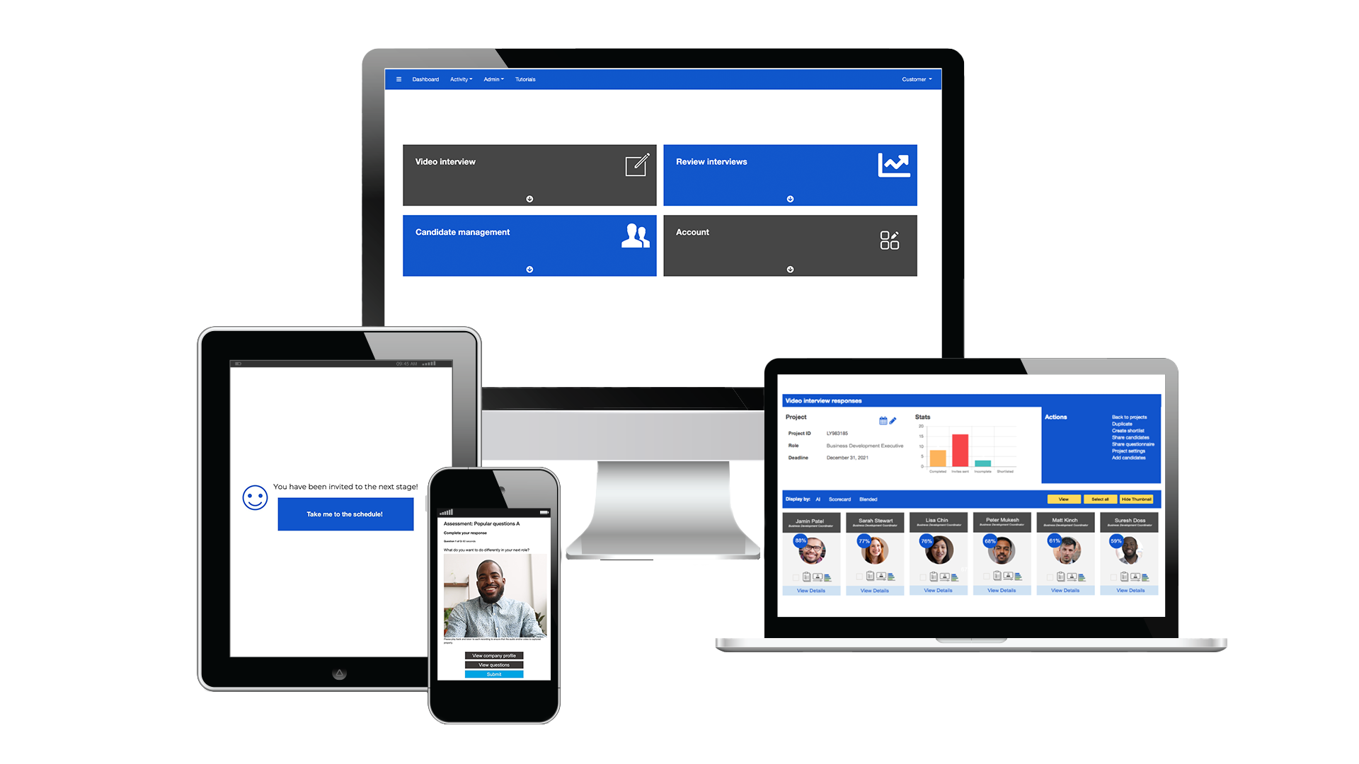 Video interviewing and video recruitment software for hiring teams and universities. Use in your evaluation or admissions process.