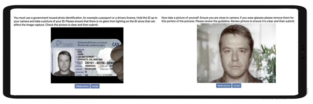 identity verification, remote proctoring, video interviews