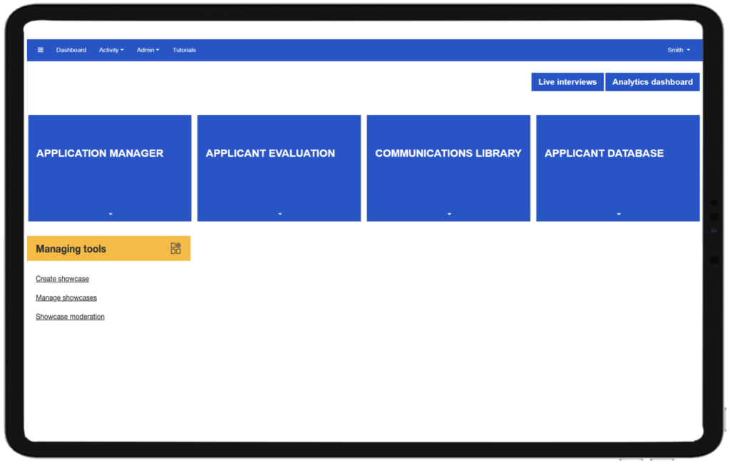University admissions interviews, video interviews, video interviewing software