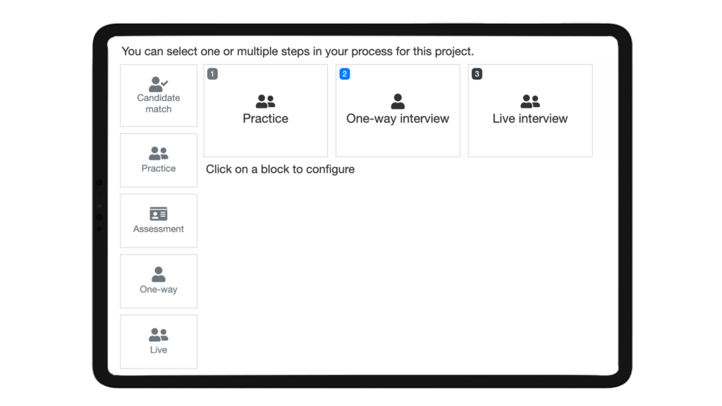 Automated interview workflow, recruiting software, interviewing